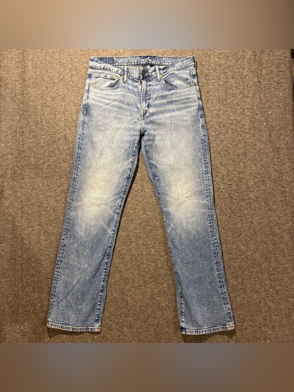 American Eagle Jeans Mens 34x34 (fit 34x32) blue Original Bootcut Flex Stretch